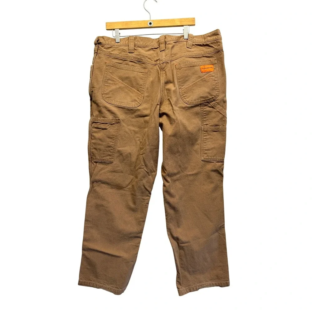 Propper‎ FR Flame Resistance Heavy Canvas Mens Pants Jeans 42/30 Rust Brown